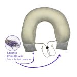 Omsy Lavantalı Seyahat Boyun Yastığı krem