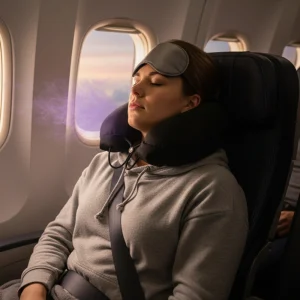 Omsy Lavantalı Seyahat Boyun Yastığı siyah