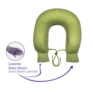 Omsy Lavantalı Seyahat Boyun Yastığı yeşil