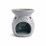 Ananas Desenli Seramik Buhurdanlık - Gri